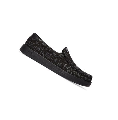 DC Basquiat Villain Slip On Panske Čierne Siva | WS4317065