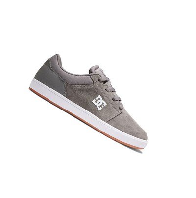DC Crisis 2 Semisove Skate Topanky Panske Tmavo Siva Biele | MR4578326