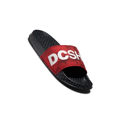 DC DC Slapky Panske Čierne Červené | QD0375296