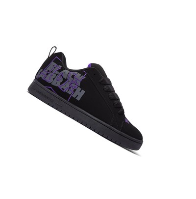 DC DC x Black Sabbath Court Graffik Tenisky Panske Čierne Siva | AP3402815