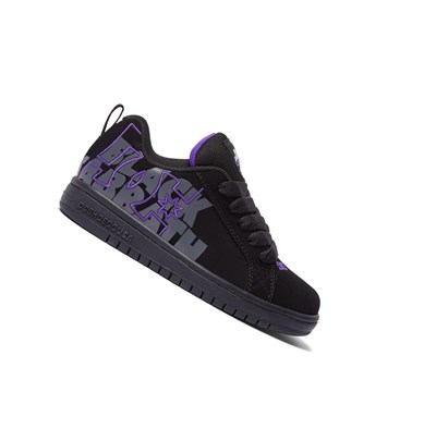 DC DC x Black Sabbath Court Graffik Tenisky Detske Čierne Siva | EU1452893