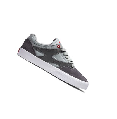 DC Kalis Vulc Skate Topanky Panske Siva Červené | MP9520637