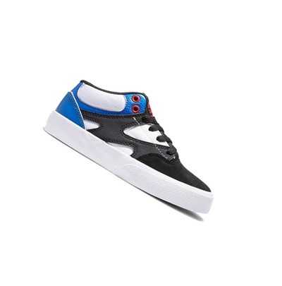 DC Kalis Vulc Stredne Skate Topanky Detske Čierne Biele Červené | NP9703284
