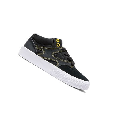 DC Kalis Vulc Stredne Skate Topanky Detske Siva Žlté | YP9376481