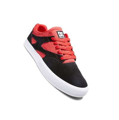 DC Kalis Vulc Zimne Cizmy Panske Čierne Červené | ZH7569803