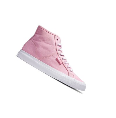 DC Manual HI High Top Tenisky Damske Ruzove | YT3754082