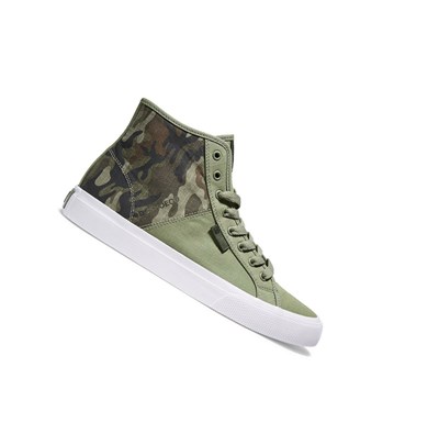 DC Manual HI Textilne High-Top Tenisky Panske Olivovo Zelená Maskacove | DO6917584