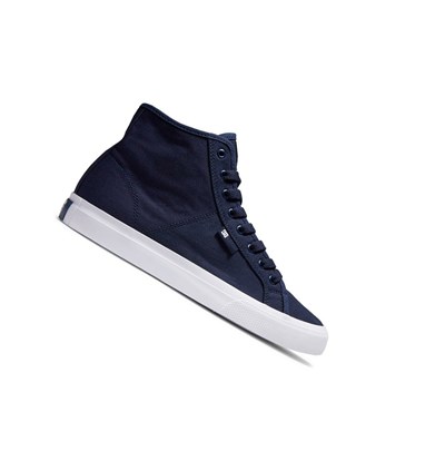 DC Manual High-Top Tenisky Panske Námornícka Modrá | OK0591472