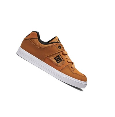 DC Pure Skate Topanky Detske Hnede | UN8472063