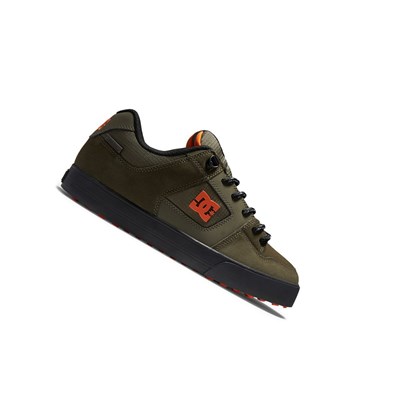 DC Pureized Essentials Panske Olivovo Zelená Oranžové | RC4912503