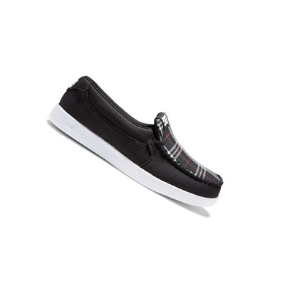 DC Villain Slip On Damske Čierne | DL7610295